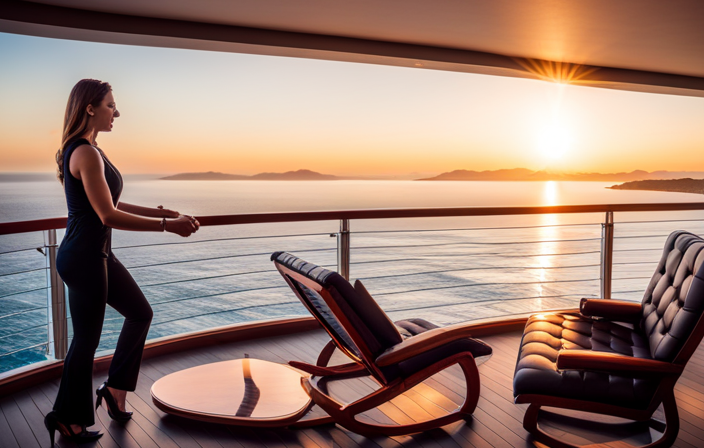 An image that captures the essence of a luxurious cruise cabin dilemma