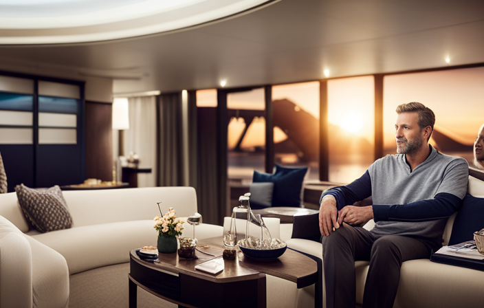 An image that showcases the opulence of Celebrity Cruises' luxury suites, the accessibility of their staterooms, and the allure of loyalty points