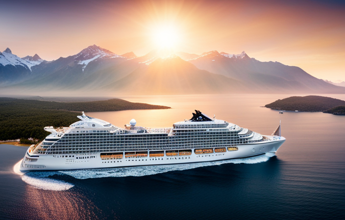 An image showcasing the vibrant maritime legacy of MSC Cruises