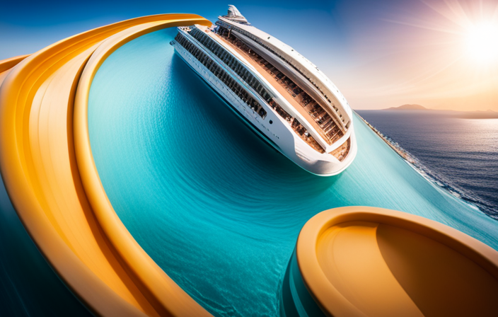 An image that showcases the exhilarating experience of a Royal Caribbean cruise