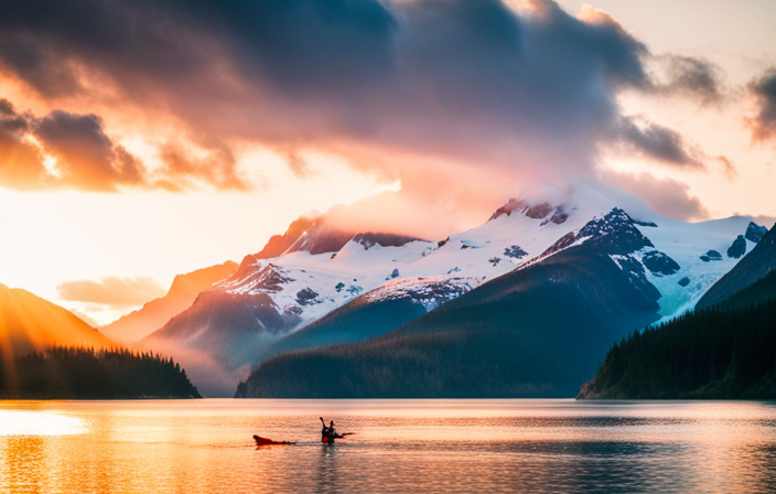 An image showcasing the awe-inspiring beauty of Alaska's cruise excursions
