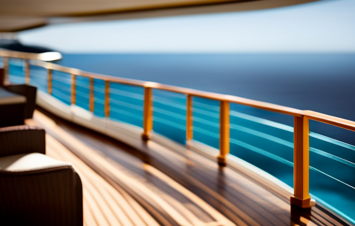A captivating image showcasing a luxurious cruise ship, adorned with elegant decorations, a spacious deck, and a pool overlooking a breathtaking ocean view, symbolizing the exclusive perks and privileges of the Celebrity Cruise Captain's Club