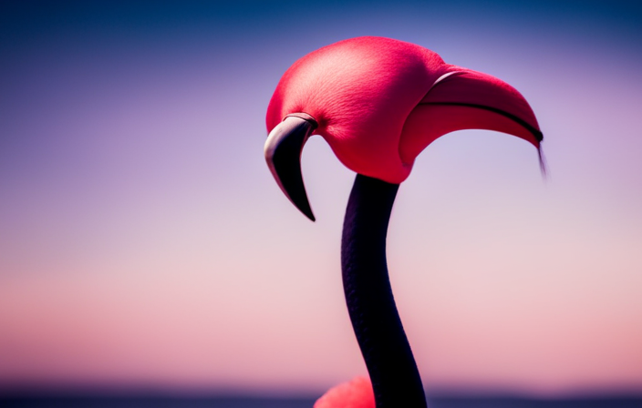 An image showcasing a vibrant, exotic flamingo perched gracefully on the deck of a luxurious cruise ship, its elegant silhouette contrasting against the sparkling ocean backdrop, evoking curiosity about the symbolic significance of this enchanting creature