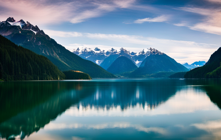An image capturing the majestic Inside Passage on an Alaskan cruise