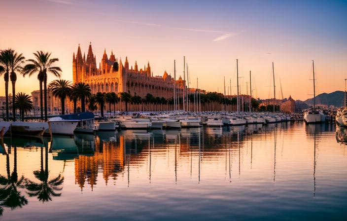 An image showcasing the picturesque Palma de Mallorca cruise port