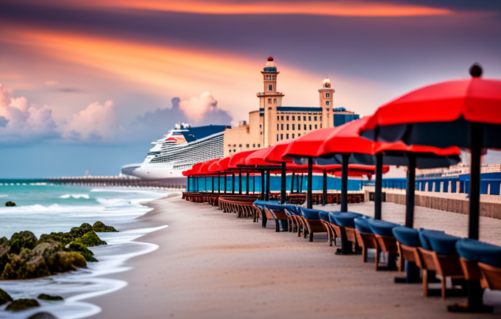 An image showcasing the vibrant Progreso Mexico Cruise Port