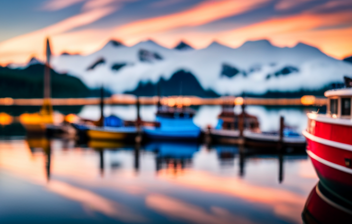 An image capturing the serene beauty of Sitka, Alaska's cruise port