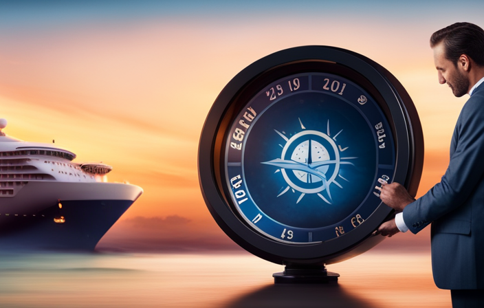 An image showcasing a calendar with a circled date, representing the final payment deadline for a Royal Caribbean cruise