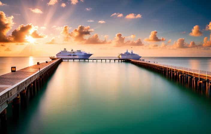 An image showcasing the picturesque Frederiksted Pier in St