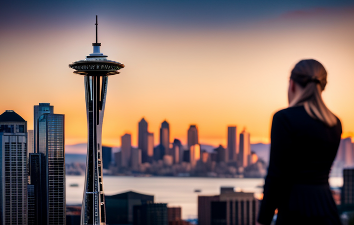 An image showcasing the iconic Seattle skyline