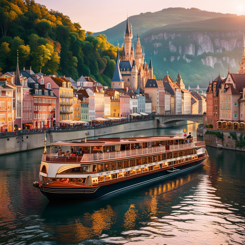 the enchantment of Europe's waterways with a vibrant image showcasing Adventures by Disney's 2024 river cruises