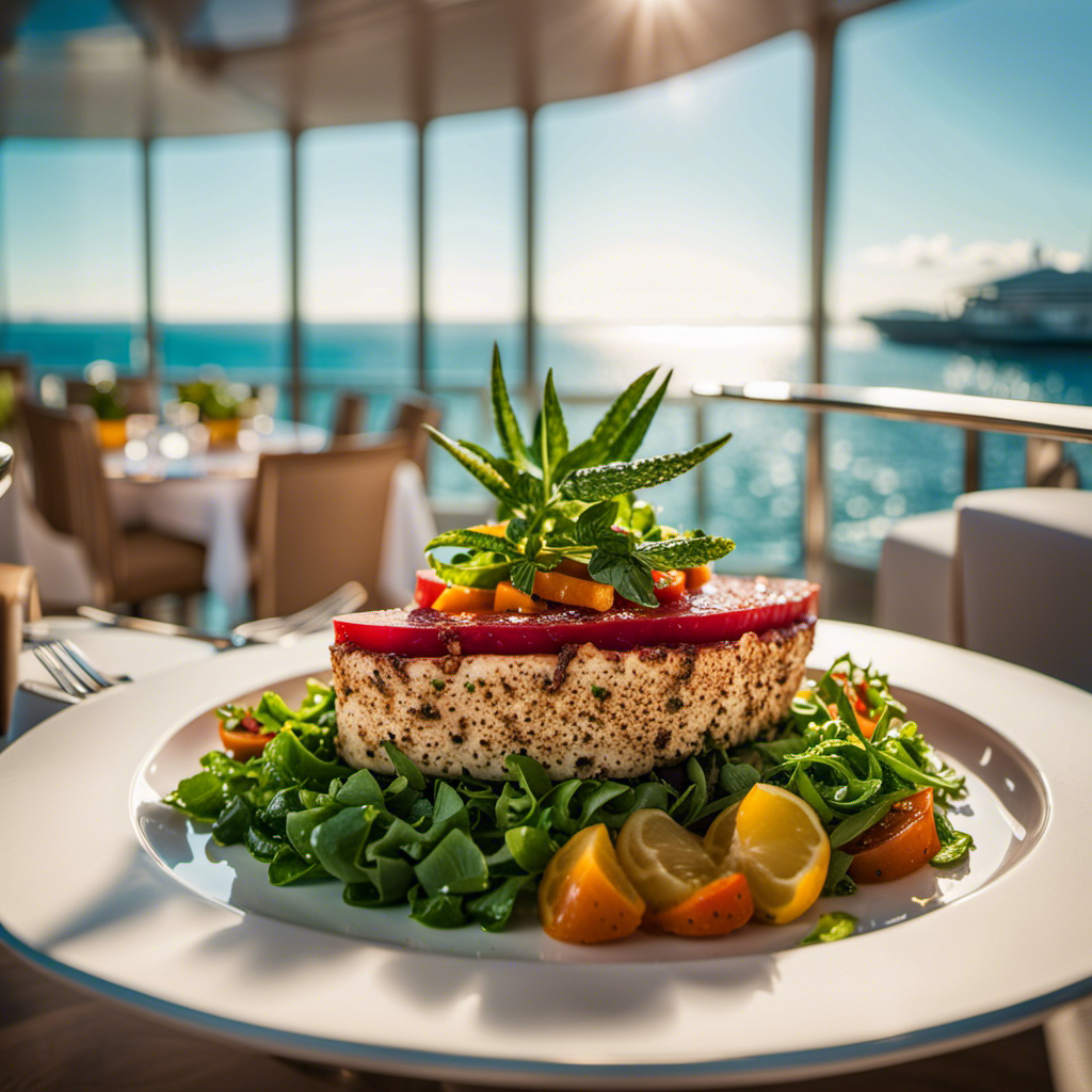 An image capturing the vibrant essence of AIDA Cruises' new vegan dining experience, Soulkitchen