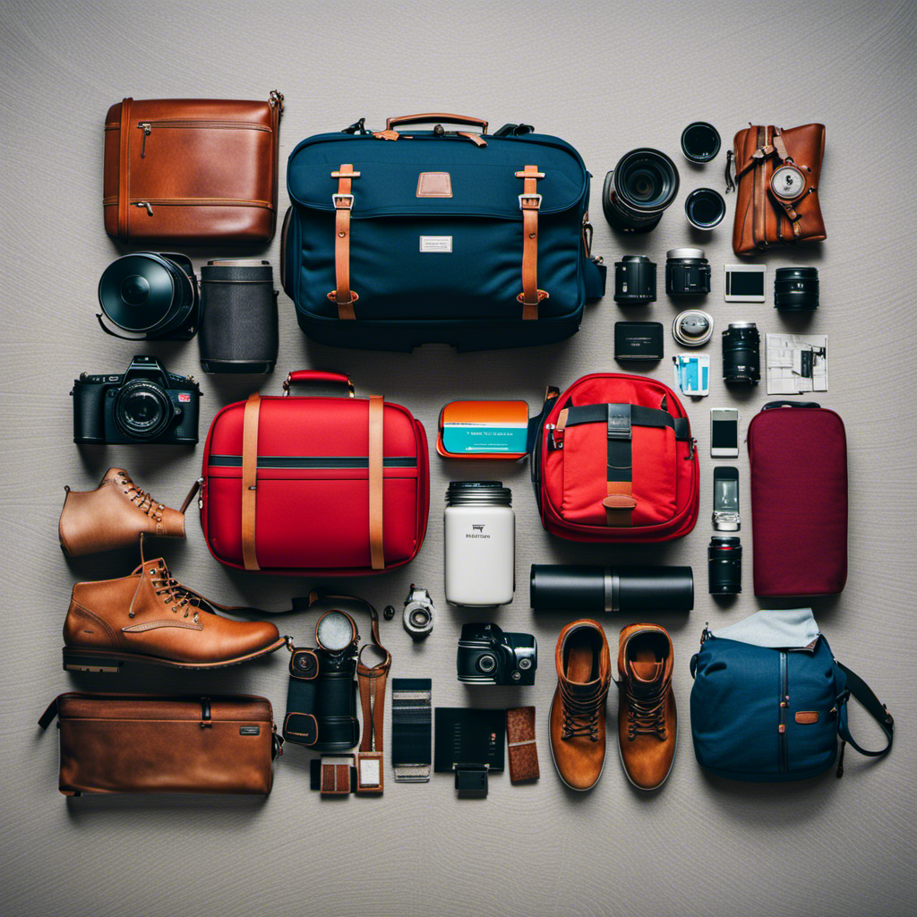 An image showcasing a vibrant, well-organized suitcase bursting with essential items for an Alaska cruise