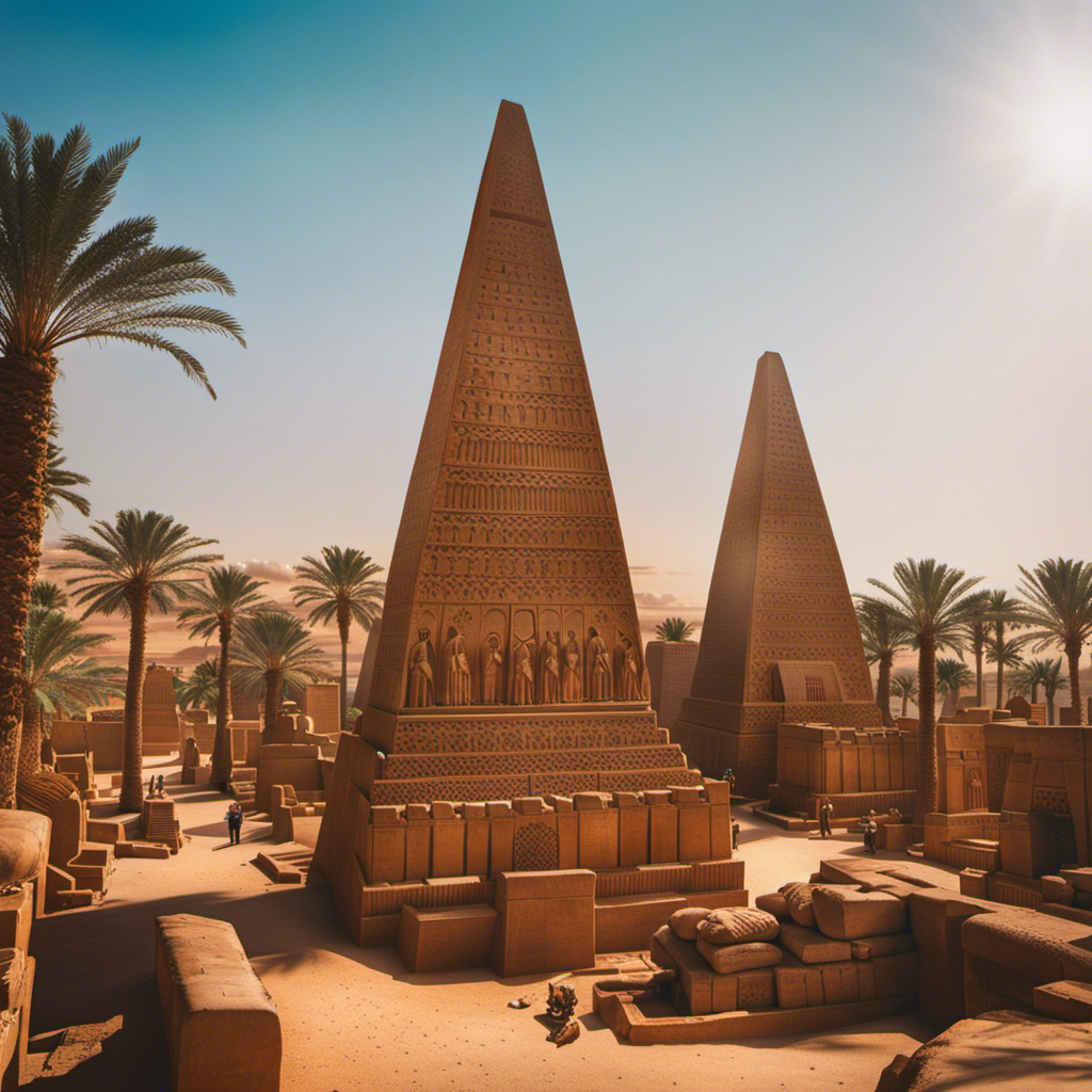 An image showcasing the mesmerizing sight of the ancient AmaDahlia, a hidden gem in Egypt
