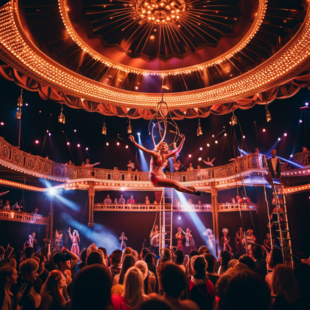 An image showcasing the mesmerizing Cirque Éloize performances aboard the Sun Princess