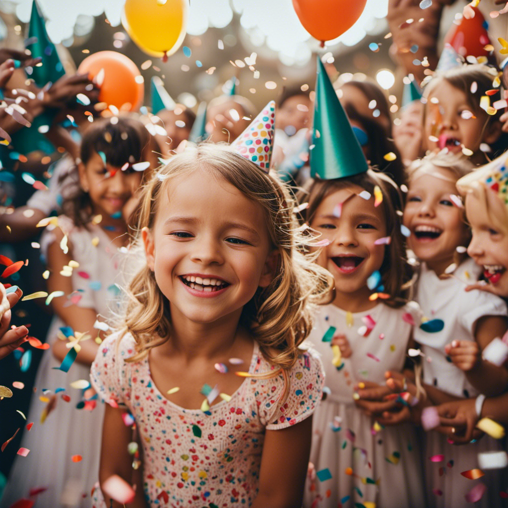Life: Unleash the whimsical chaos of a birthday party where confetti flies, laughter echoes, and children's eyes sparkle with delight