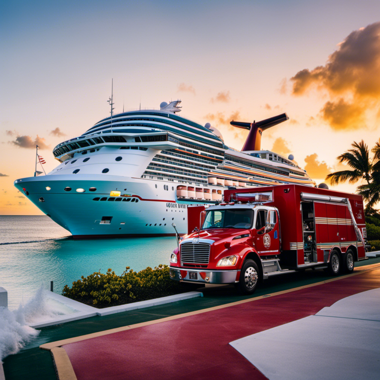 Carnival Cruise Line and Turks & Caicos Islands A Generous Fire Truck