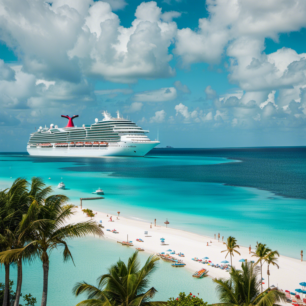 An image capturing the breathtaking beauty of Carnival Cruise Line's new Bahamian cruise destination - Grand Bahama
