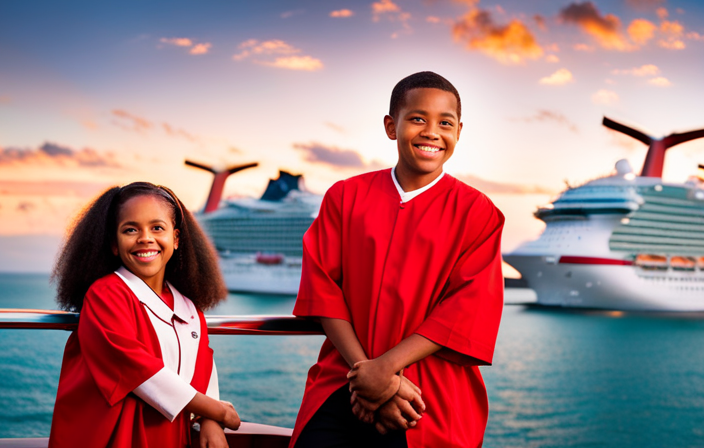 An image showcasing Carnival Cruise Line's extraordinary fundraising for St