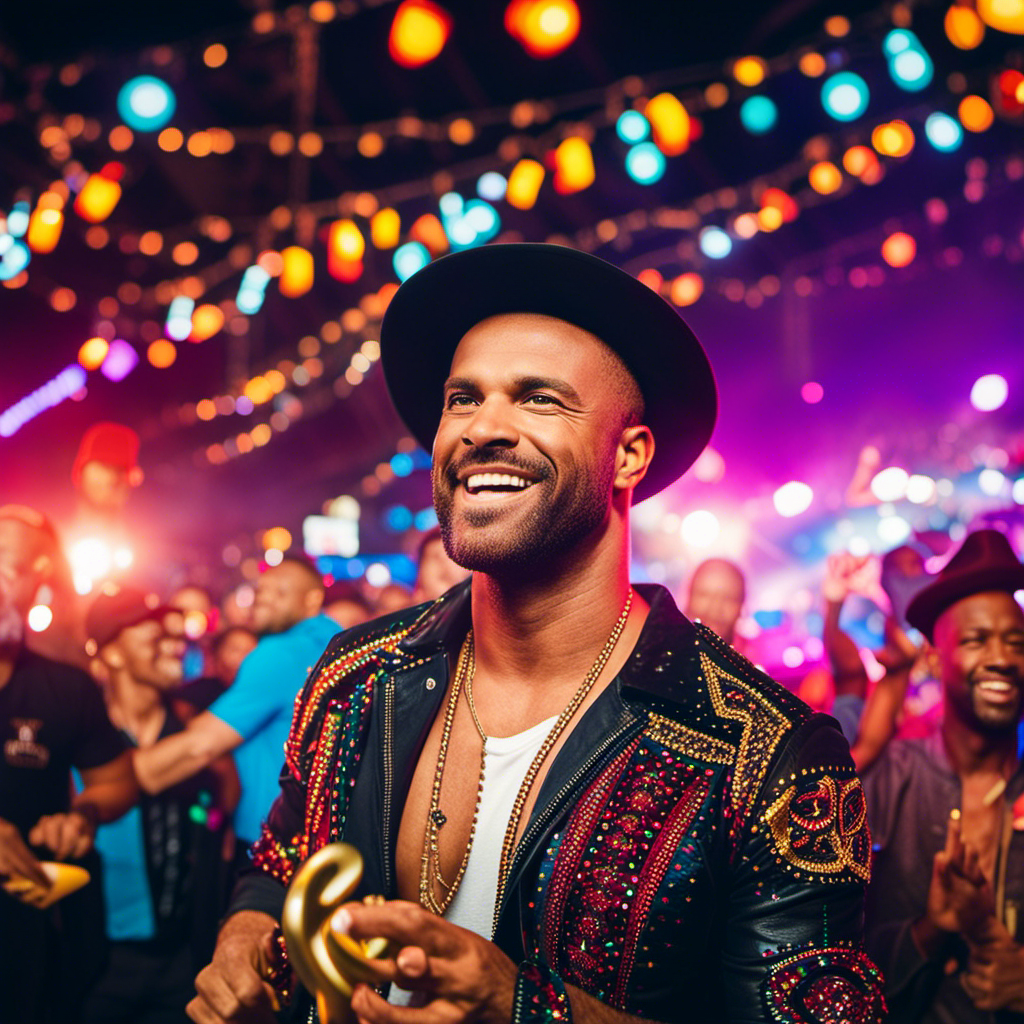 An image showcasing the vibrant Carnival LIVE 2016 lineup: a country music sensation Sam Hunt, the hilarious Chris Tucker, the comedic genius Jim Gaffigan, and other talented artists, all highlighted against a backdrop of colorful carnival lights and energetic crowds