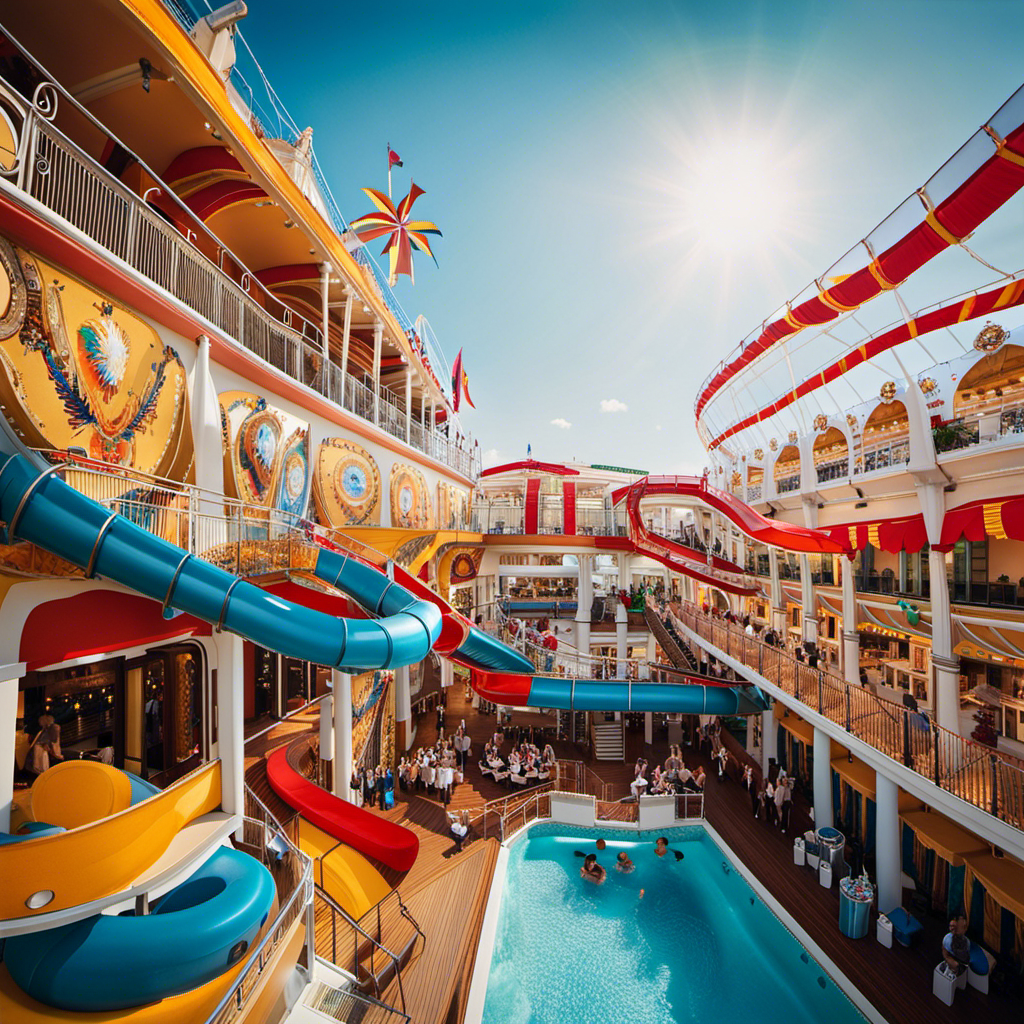 An image that showcases the vibrant energy of Carnival Magic's Mediterranean voyage