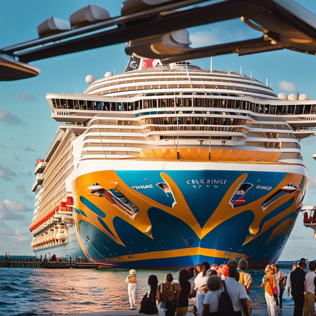 A vibrant image capturing the essence of Carnival's cruise industry recovery