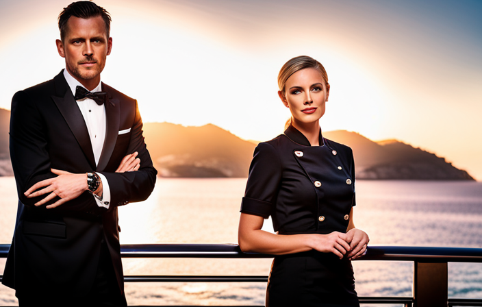 An image showcasing the brilliance of Chef Bryan Voltaggio's Culinary Sailings: a luxurious dining experience on Scenic Cruise, radiating elegance