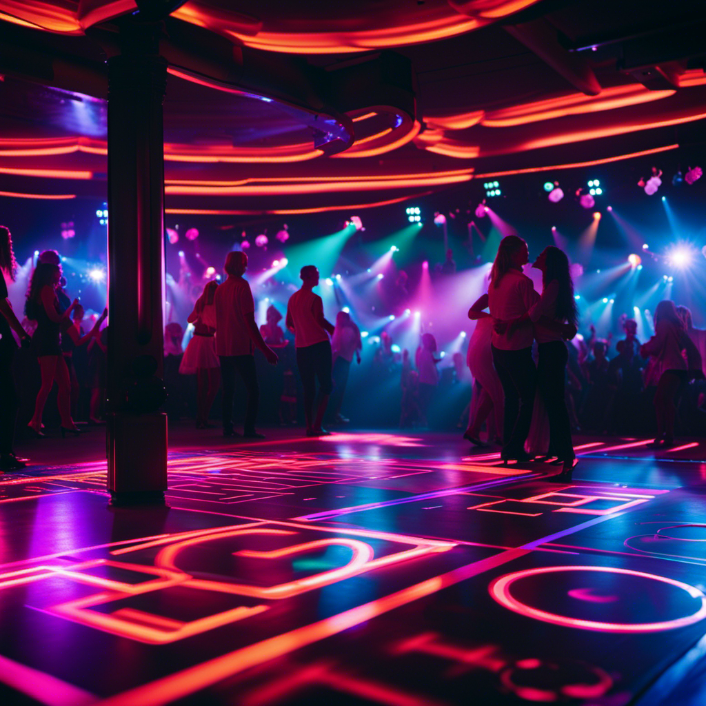 An image capturing the vibrant evolution of electric dance clubs on cruises