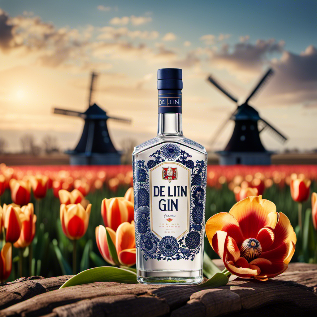 An image showcasing the rich heritage of De Lijn Gin, inspired by Holland America Line