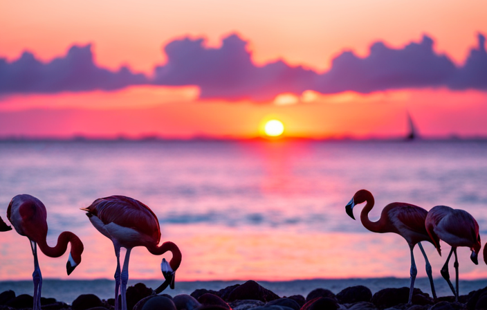 An image showcasing the azure Caribbean sea surrounding Bonaire, framed by vibrant coral reefs teeming with exotic marine life