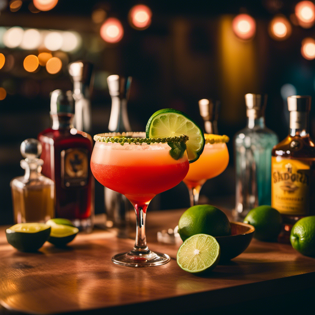 An image capturing the vibrant atmosphere of Sabor Taqueria's Margarita Mixology event