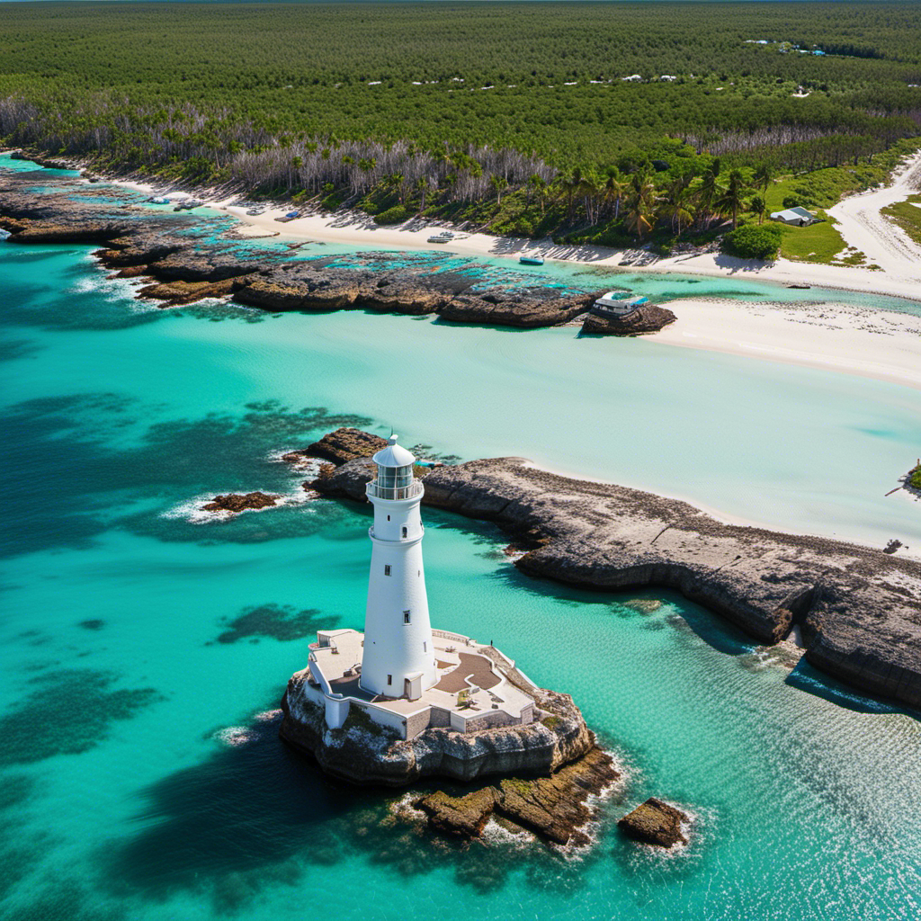 An image that showcases the breathtaking beauty of Lighthouse Point in Eleuthera