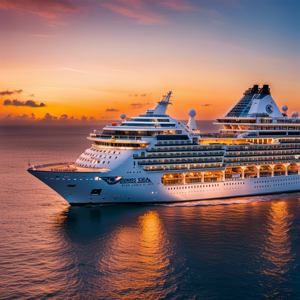 An image capturing the grandeur of Empress of the Seas, showcasing its newly enhanced amenities