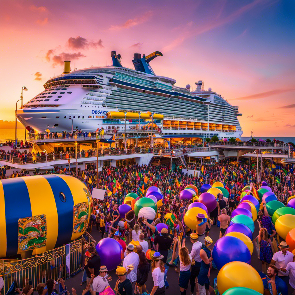 the vibrant essence of Mardi Gras and Odyssey of the Seas as they embark on their thrilling maiden voyages