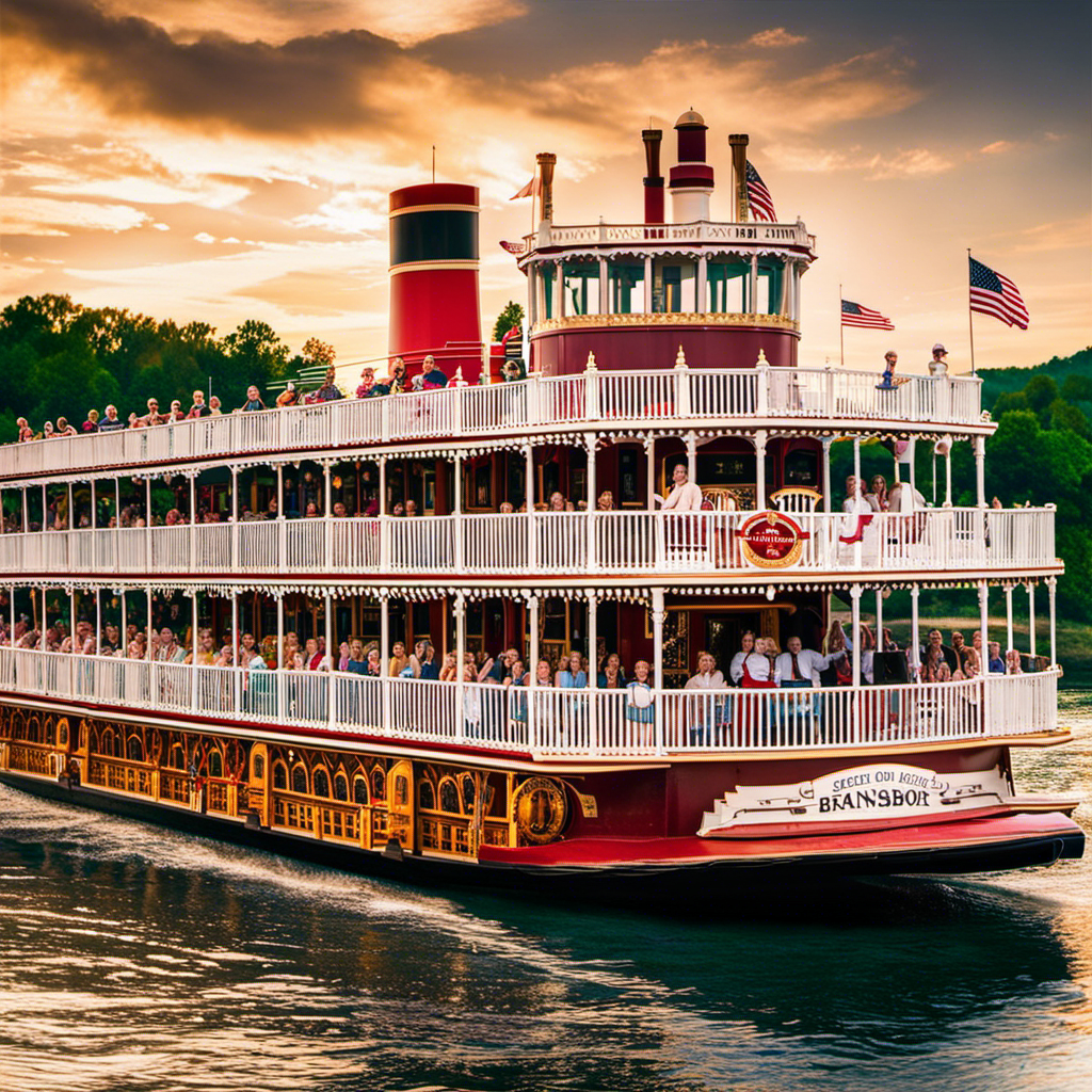 An image showcasing the stunning Showboat Branson Belle Cruise