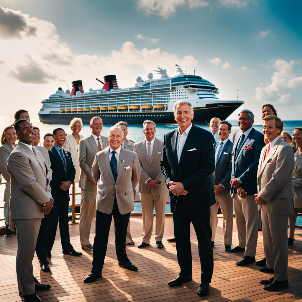 An image showcasing Karl Holz's remarkable leadership as the CEO of Disney Cruise Line