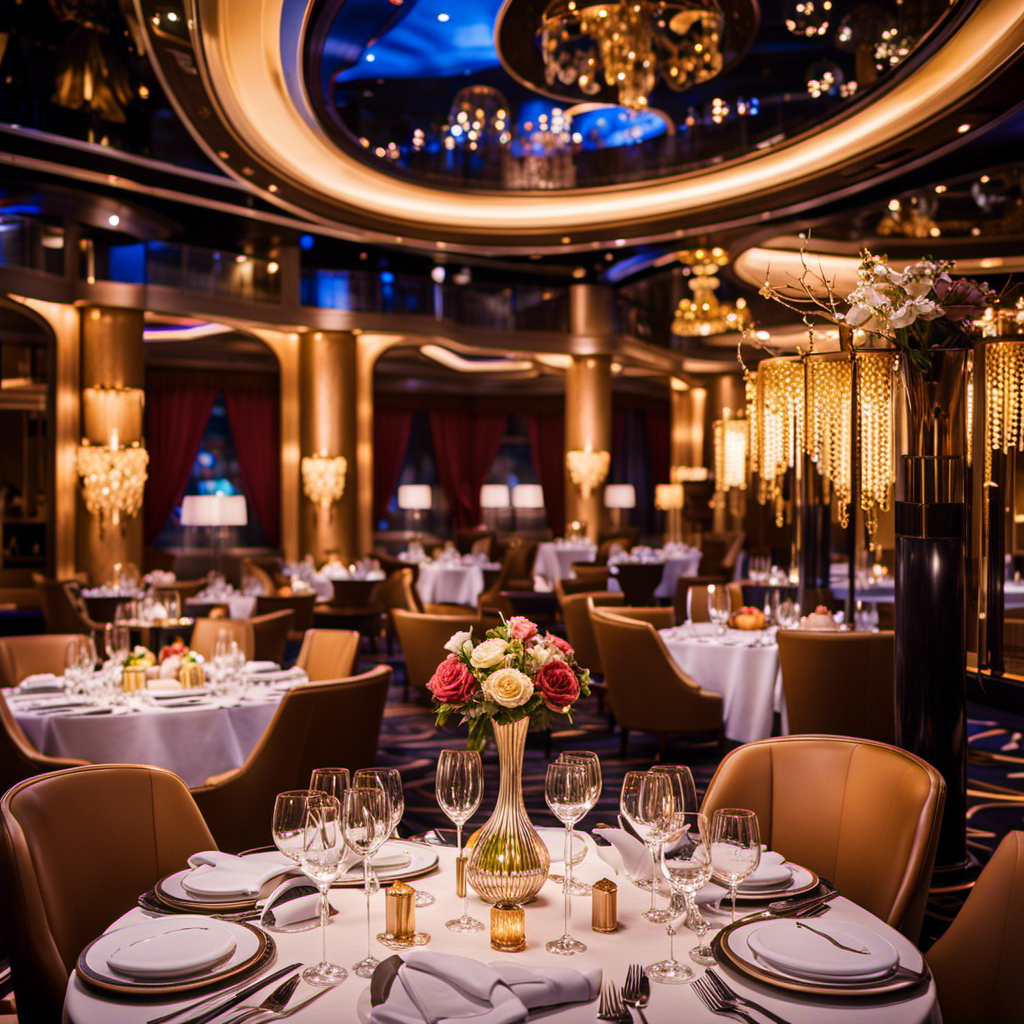 An image showcasing the opulent splendor of a luxurious Middle East cruise aboard MSC's Virtuosa