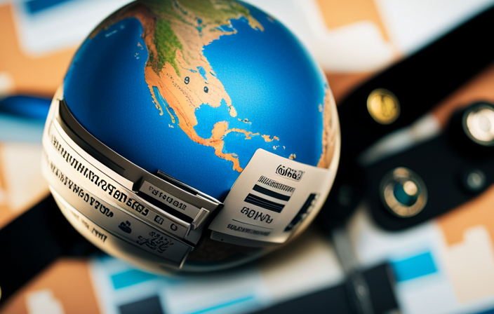 An image showcasing a globe surrounded by a variety of travel-related items like passports, plane tickets, and hotel keys, symbolizing the rewards and benefits one can earn and redeem through loyalty programs