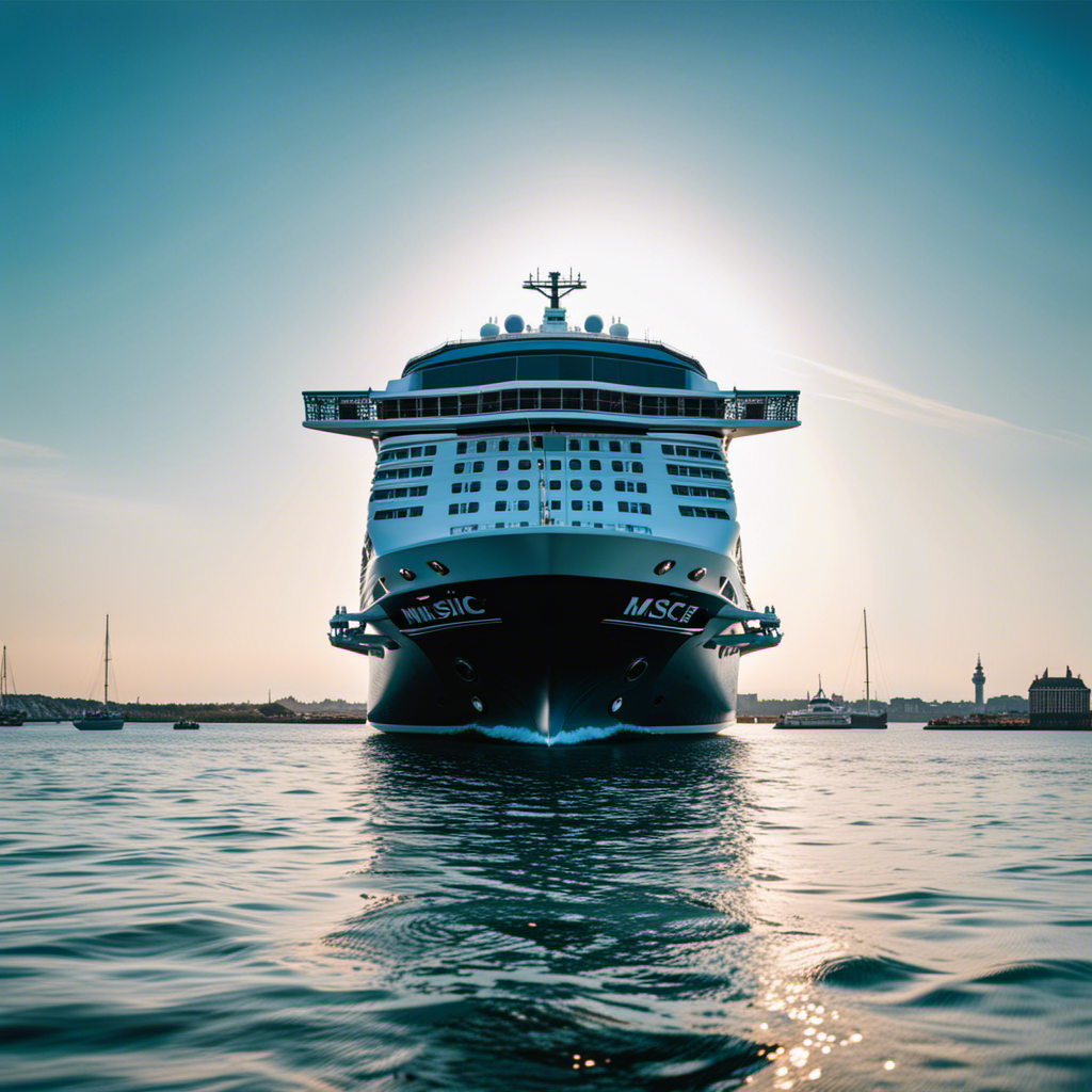 An image showcasing the majestic MSC Euribia, a sustainable flagship sailing from Copenhagen
