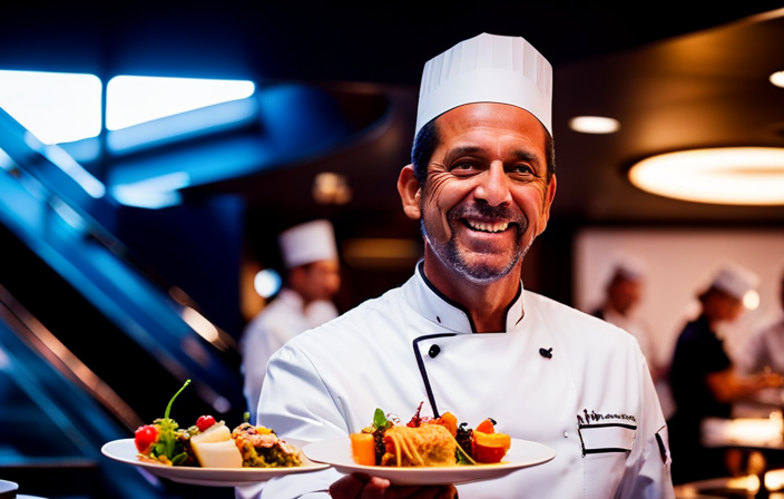 An image showcasing Chef Ramón Freixa's culinary artistry aboard the MSC Grandiosa