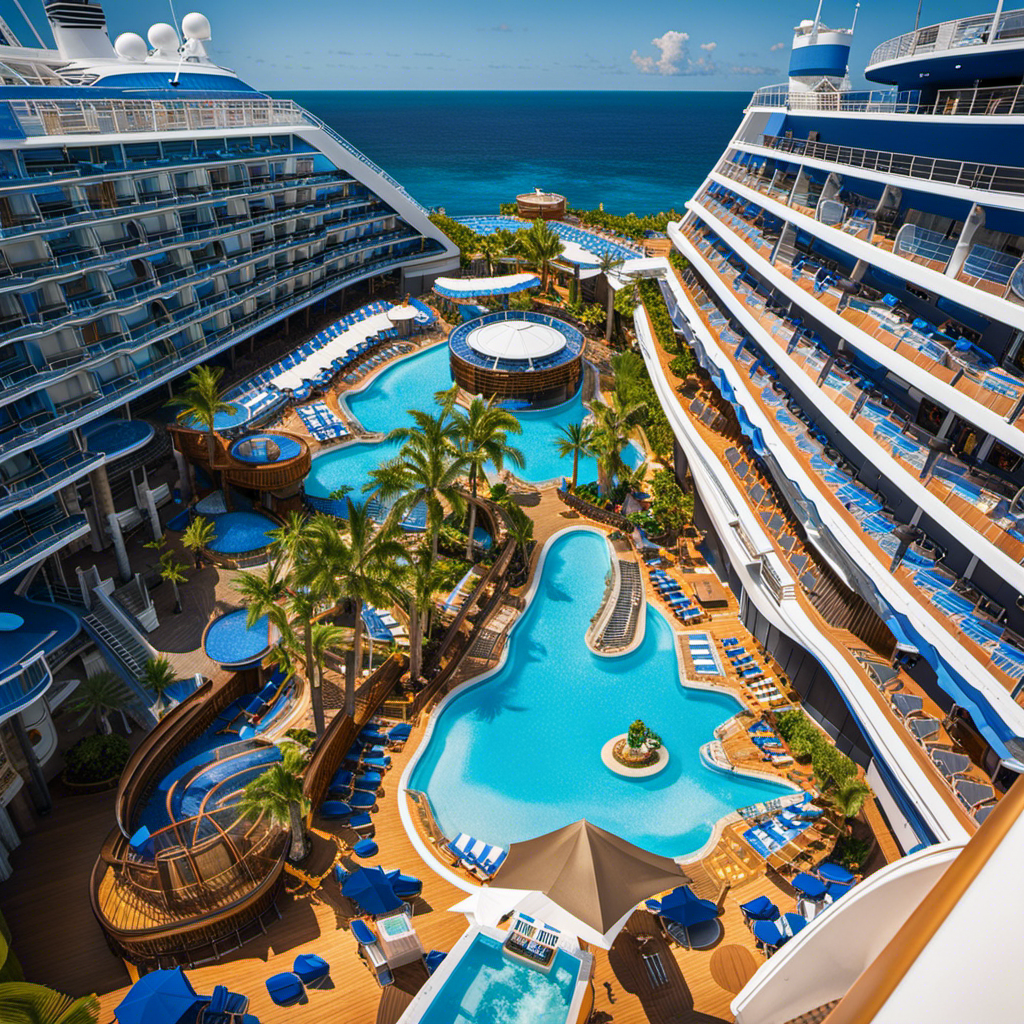 An image showcasing the Norwegian Escape's thrilling new features and vibrant venues