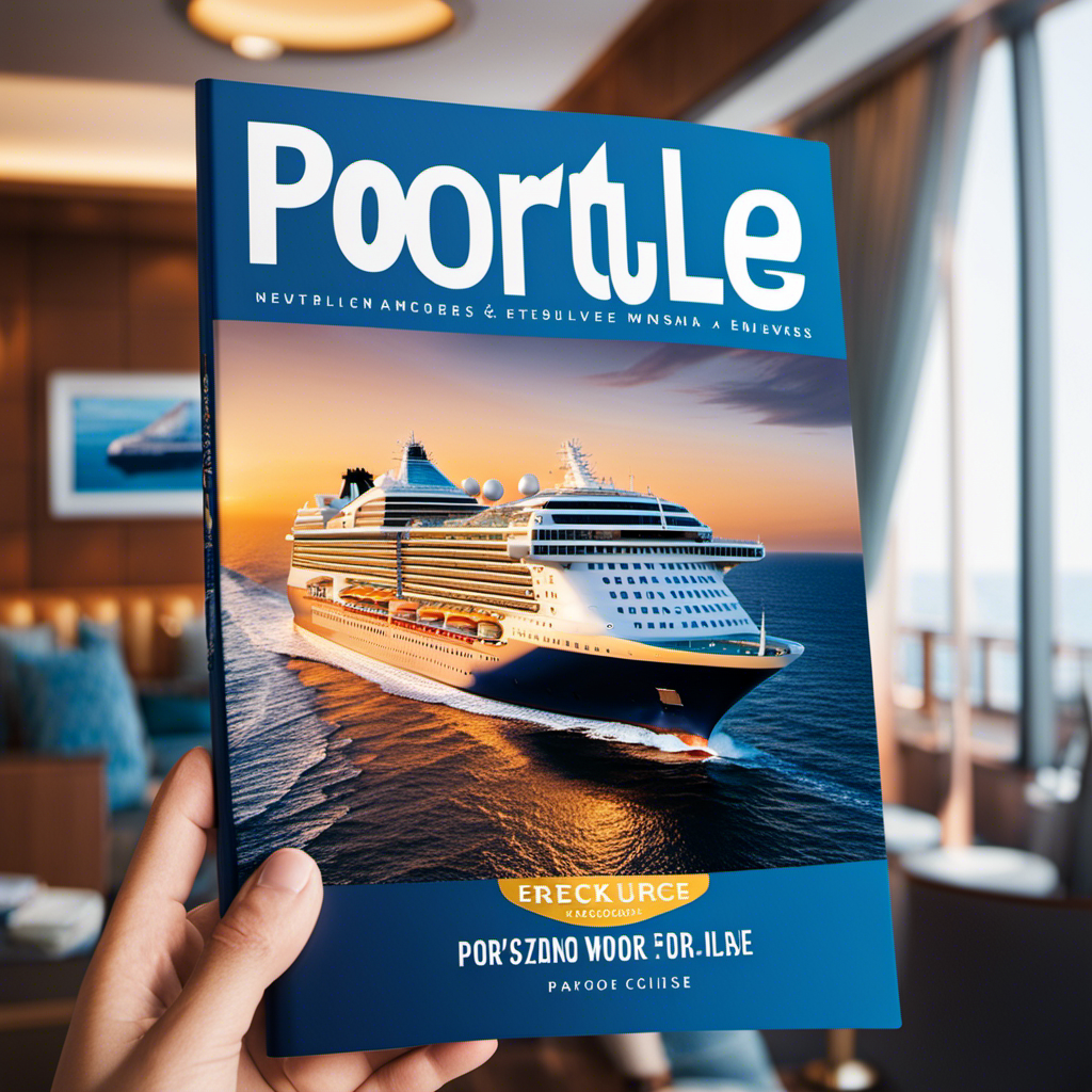 An image that showcases a vibrant cruise ship deck bustling with excited passengers, surrounded by stunning blue ocean waves