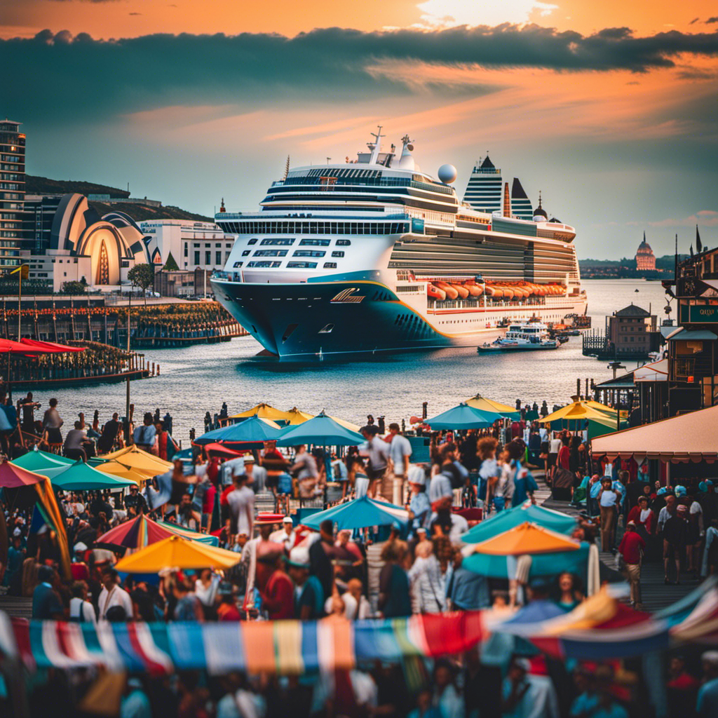 An image capturing the vibrant resurgence of the cruise industry's optimistic future