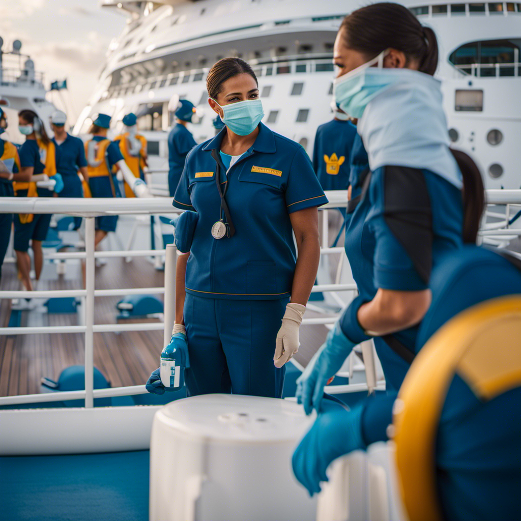 An image showcasing Royal Caribbean's unwavering commitment to safety amidst the Omicron impact
