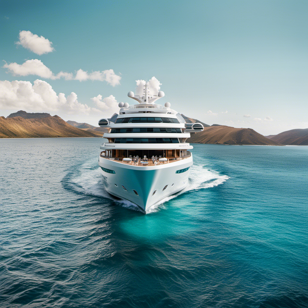 An image capturing the essence of small ship cruising's future with Seabourn President Josh Leibowitz