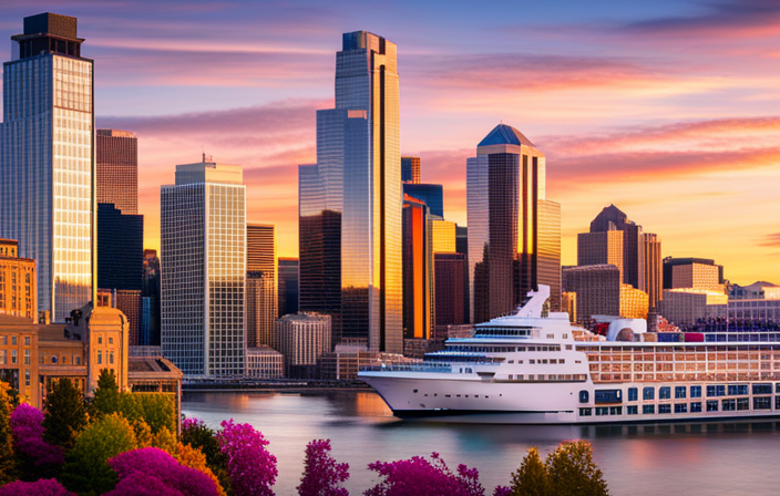 An image that showcases a luxurious hotel nestled against the picturesque backdrop of Seattle's iconic waterfront