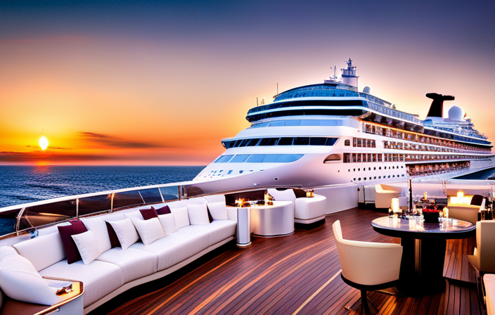 An image showcasing the elegant Silver Spirit cruise ship, radiating a renewed sophistication
