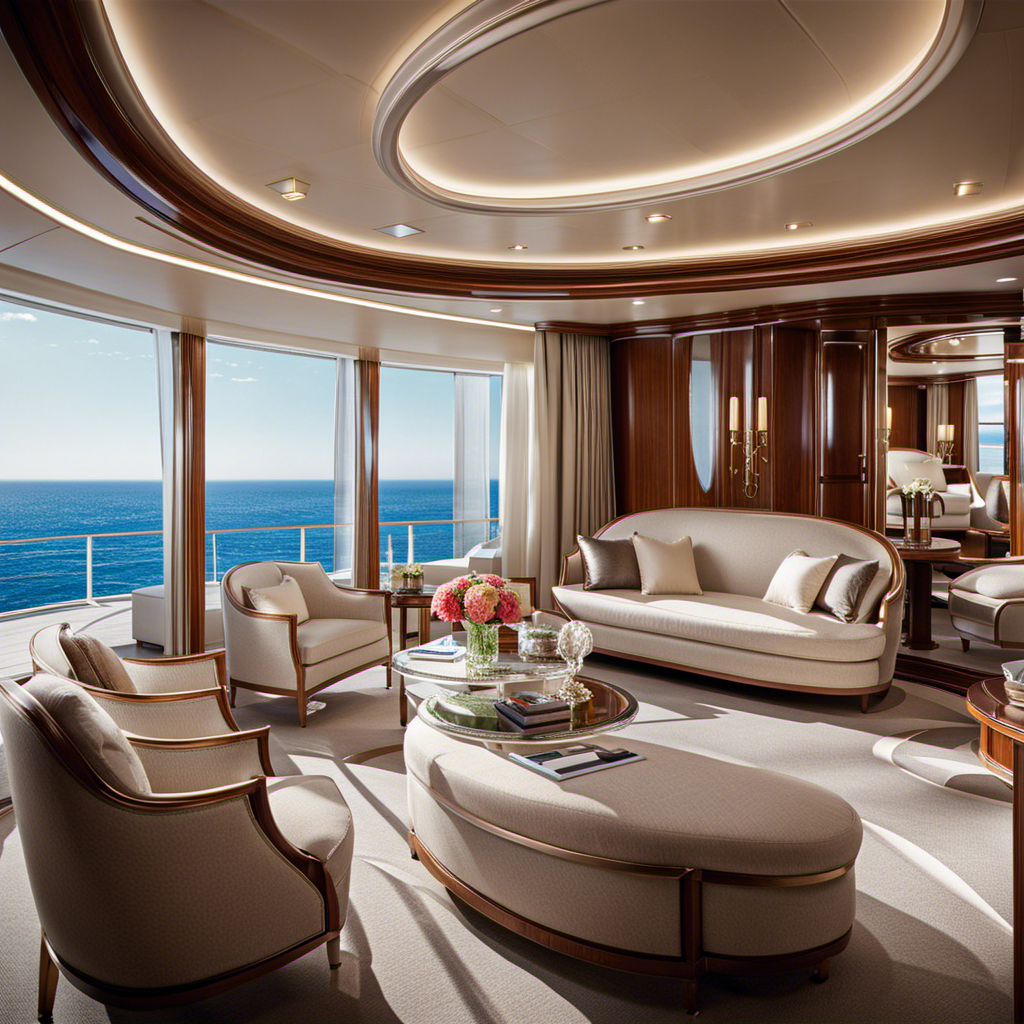An image showcasing the opulence of Silversea Cruises' new flagship, Silver Muse