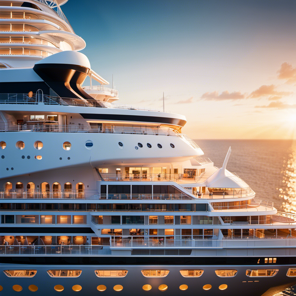An image showcasing the evolution of cruise ship design, emphasizing the transformation from collaborative efforts to innovative breakthroughs