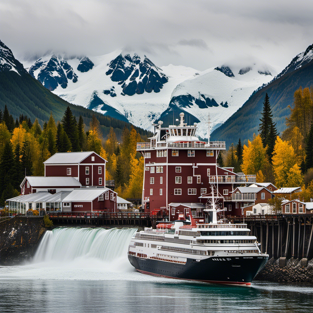 An image capturing the grandeur of The Mill at Ward Cove, Alaska's vibrant new cruise destination